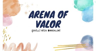Arena Of Valor Şekilli Nickler